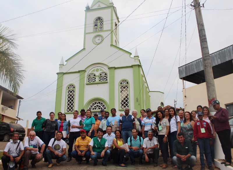 Equipe que acompanhou o 1 Encontro Regional de Plantas Medicinais e Agroecologia realizado em Conceio de Ipanema. Crdito divulgao CBH Manhuau 1